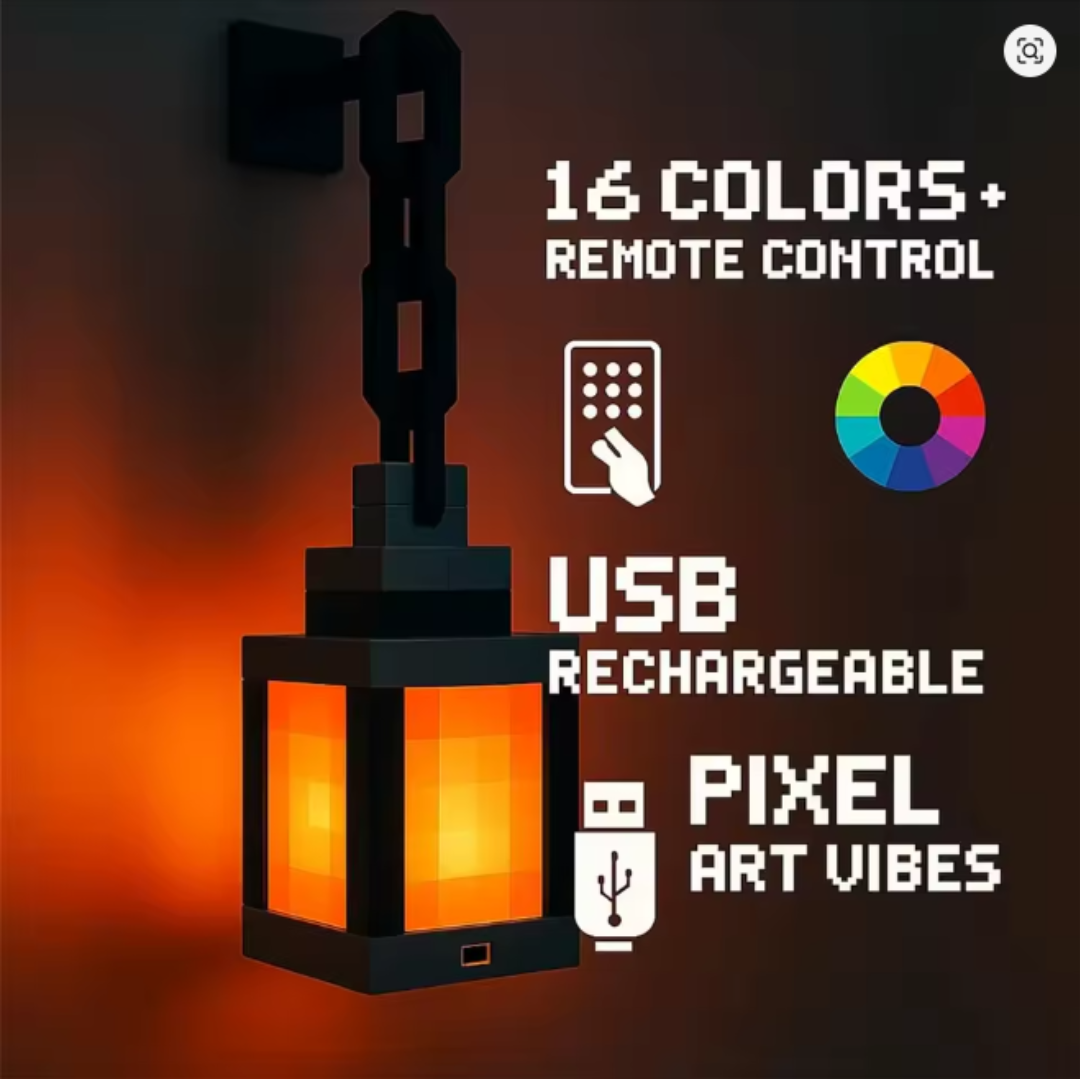 GlowCandle Lampara Ambiental de Minecraft
